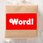 言葉だ! ラベル (インサイチュ)