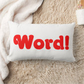 言葉だ！ ランバークッション (ブランケット)