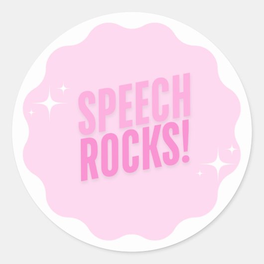 言葉だ！先生 ラウンドシール (正面)