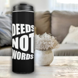 言葉ではない行ことわざ白い黒 タンブラー