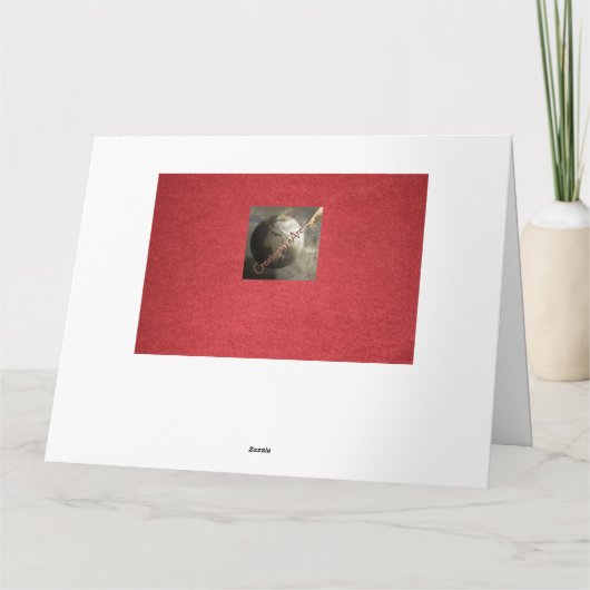 言葉でクリスマスが違う盛んだ サンキューカード (裏面)