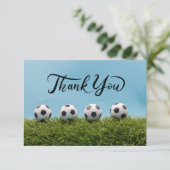 言葉でサッカーボール監督ファンありがとう サンキューカード (スタンド正面)