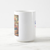 言葉で夢を見る |ブックの恋人 コーヒーマグカップ (中央)