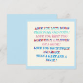 言葉で大事な行事の贈り物 (正面/裏面)