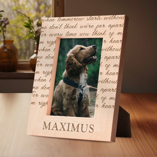 言葉で愛される追悼碑 レーザー彫刻フレーム