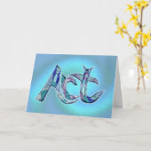 言葉としての芸術 カード (黄色い花)