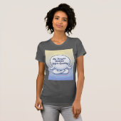 言葉にする前に熟考する私の思考 Tシャツ (正面フル)