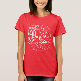 言葉にできないことを音楽は語る ブレイン ミュージカル 引用 Tシャツ