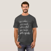 言葉にできないことを音楽は語る 面白い音楽教師 Tシャツ (正面フル)