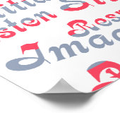 言葉にハートすやる気を起こさせるる ポスター (角)