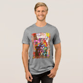 言葉のない トライブレンドＴシャツ (正面全面)