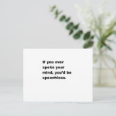 言葉のない ポストカード (スタンド正面)