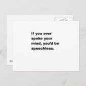 言葉のない ポストカード (正面/裏面)