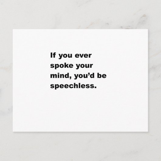 言葉のない ポストカード (正面)