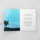 言葉のカードの悲素晴らししみ悔やみや弔慰 カード (内部)