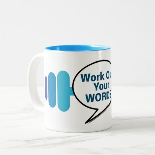 言葉のマグを解く ツートーンマグカップ (正面左)