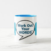 言葉のマグを解く ツートーンマグカップ (中央)