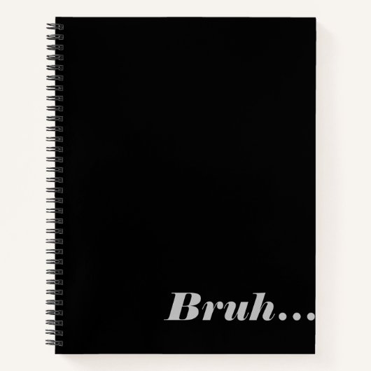 言葉の付いたスパイラルノートブック ノートブック (正面)