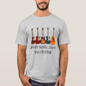 言葉の前にリズムTシャツがあった Tシャツ (正面)