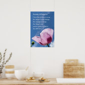 言葉の勇気付けられるポスター静穏 ポスター (キッチン)