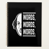 言葉の単語シェイクスピア引用文セスピアン プランナー手帳 (正面)