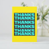 言葉の感謝してい多い – サンキューカード (スタンド正面)