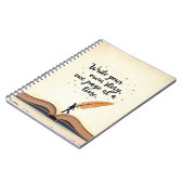 言葉の旅 ノートブック (左側)