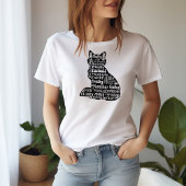 言葉の猫 Tシャツ