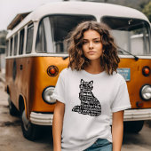 言葉の猫 Tシャツ