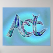 言葉の芸術 ポスター (正面)