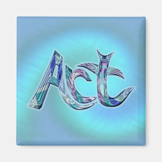 言葉の芸術 マグネット (正面)