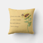 言葉はハチミツに似ている…ヒマワリとビー クッション (裏面)