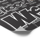 言葉はポスターを傷つける ポスター (角)