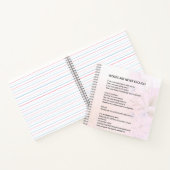 言葉は決して十分ではない – 勇気付けられる詩 ノートブック (内部)