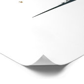 言葉は肉クリスマスポスターの壁アートになった ポスター (角)