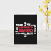 言葉は脳動脈瘤認識度 カード (黄色い花)