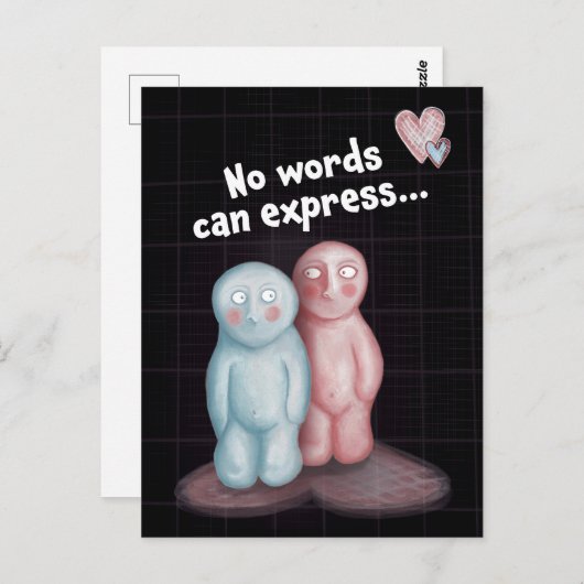 言葉は表現... ポストカード (正面/裏面)