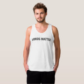 言葉は重要だ。 Tシャツ (正面フル)