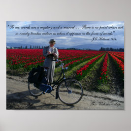 言葉は驚異のビクトリアン書引用文 ポスター