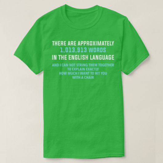 言葉は1013913ある Tシャツ (デザイン正面)