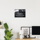 言葉はWMDになることができる – デジタルの規律 ポスター (ホームオフィス)