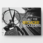 言葉やる気を起こさせる頼は負担が軽い フォトプラーク (正面)