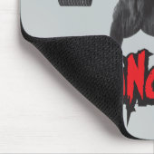 言葉やる気を起こさせる – お腹をすかせた状態 マウスパッド (コーナー)