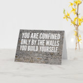 言葉やる気を起こさせる カード (黄色い花)