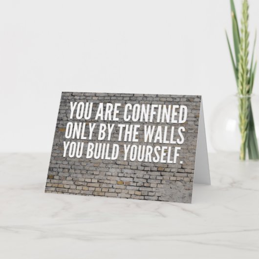 言葉やる気を起こさせる カード (正面)