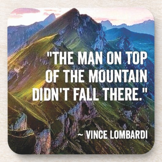 言葉やる気を起こさせる コースター (正面)