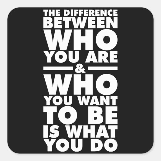 言葉やる気を起こさせる スクエアシール (正面)