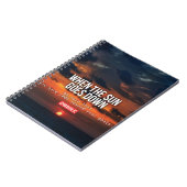 言葉やる気を起こさせる ノートブック (左側)