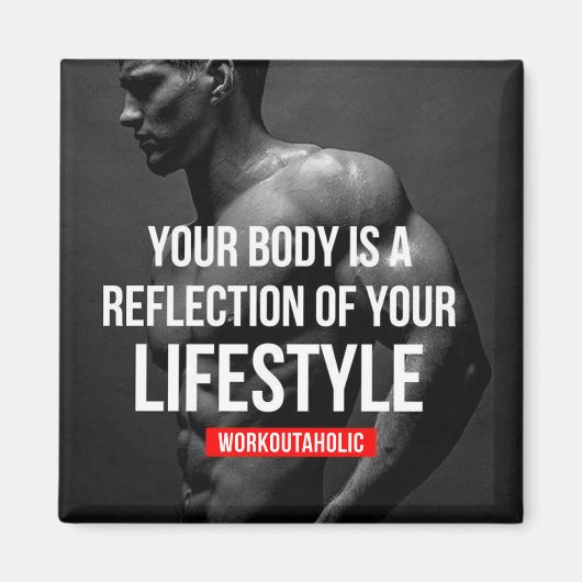 言葉やる気を起こさせる マグネット (正面)