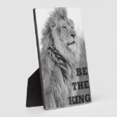 言葉やる気を起こさせる – 王になれ フォトプラーク (側面)